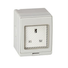 Wall Mounted Waterproof Socket Outlet with Double control